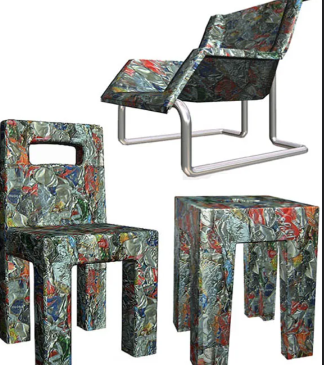 workshop and reclaimed materials